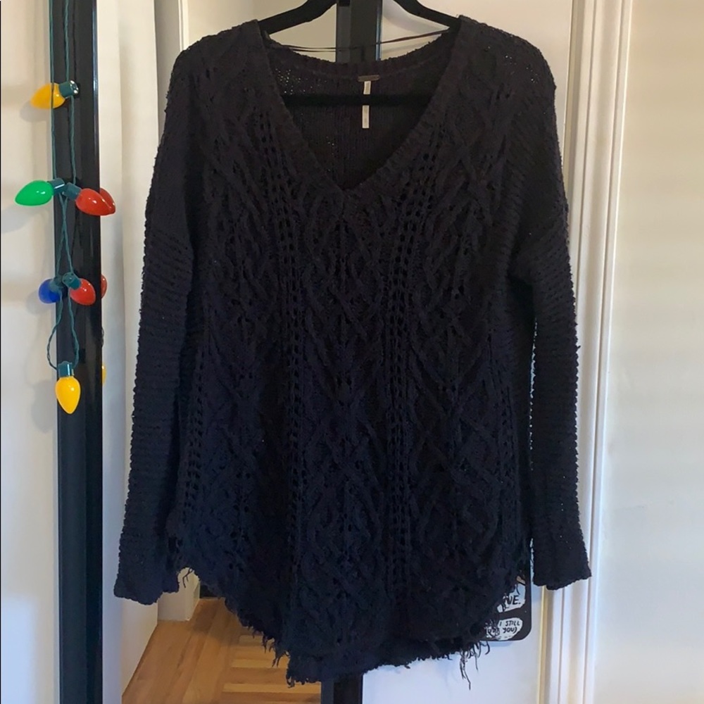 Black Free People Sweater